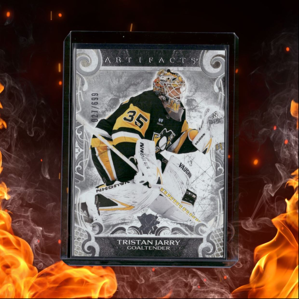 2024-25 Upper Deck Artifacts Tristan Jarry 027/699 #106