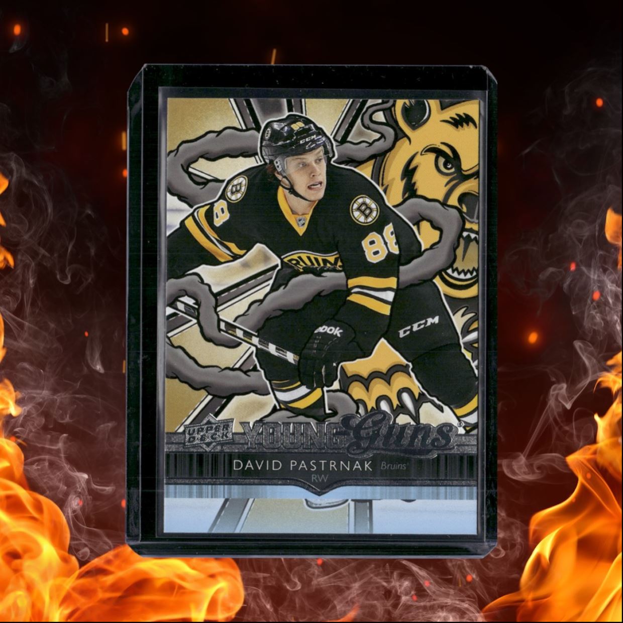 2024-25 Upper Deck David Pastrnak Renewed Young Guns #495