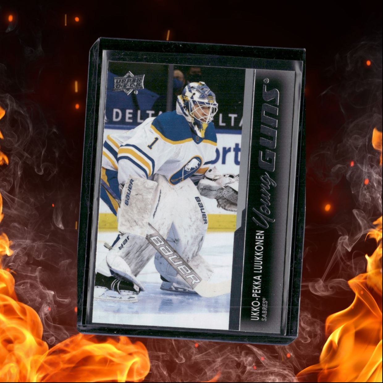 2021-22 Upper Deck Ukko-Pekka Luukkonen Young Guns (B) Rookie #202