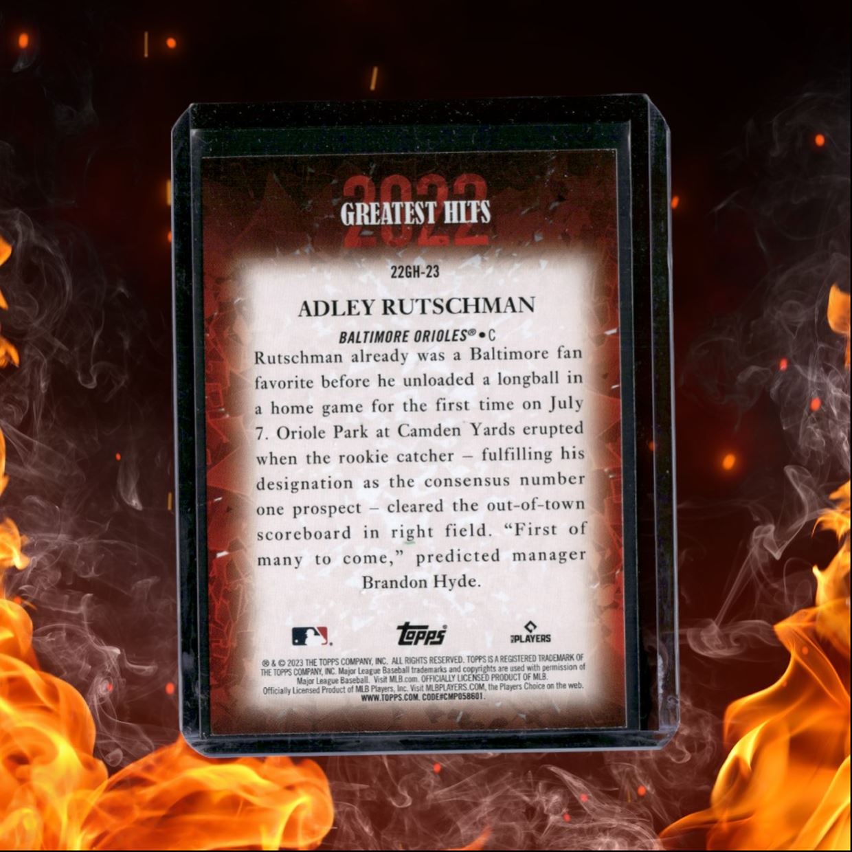 2023 Topps Adley Rutschman Greatest Hits Rookie #22GH-23