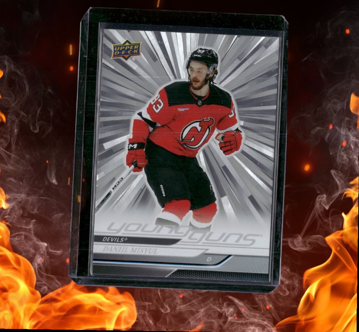 2024-25 Upper Deck Daniil Misyul Outburst Young Guns Rookie #479