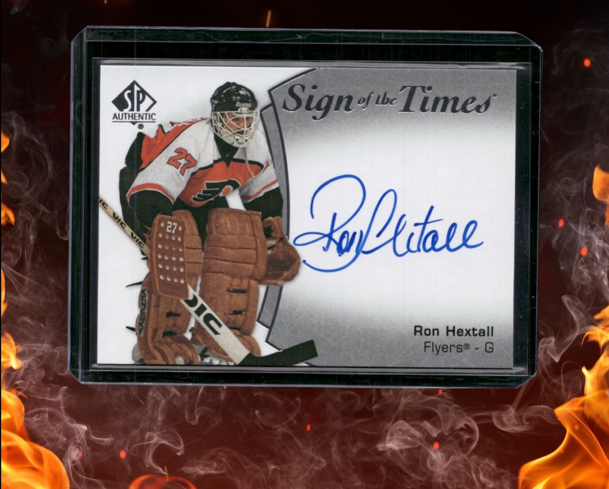 2021-22 SP Authentic Ron Hextall Sign of the Times Auto #SOTT-RH