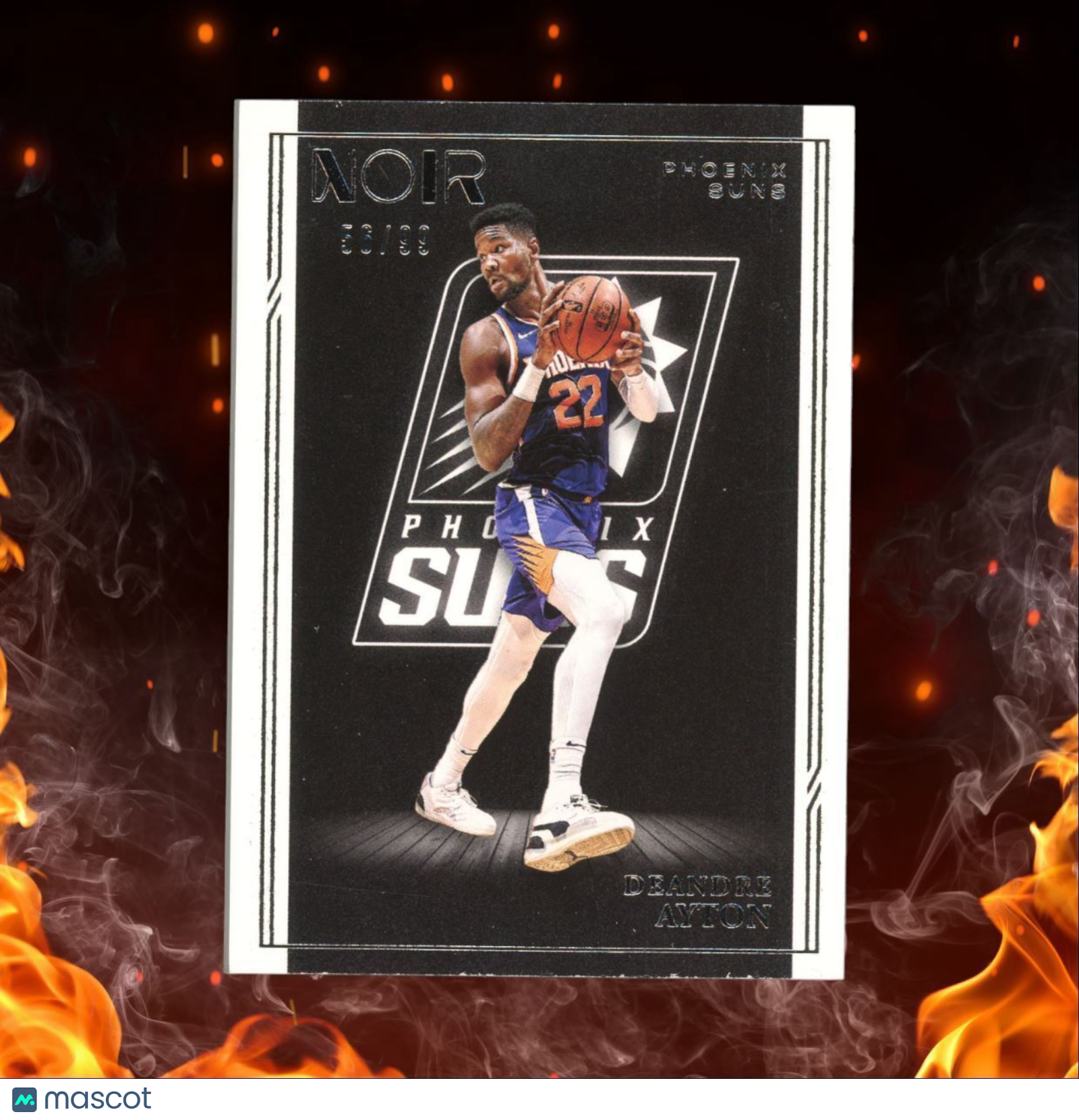 2020-21 Panini Noir Deandre Ayton Silver 56/99 #119