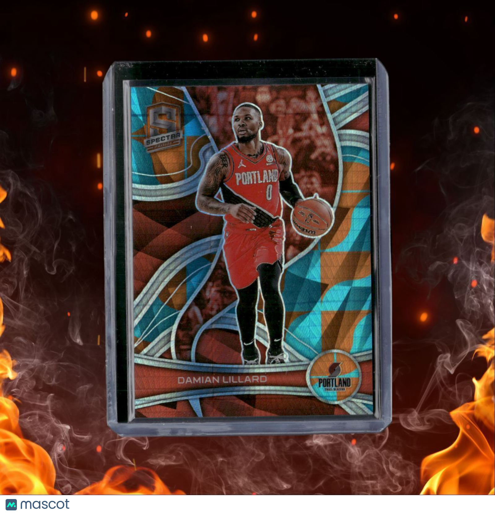 2021-22 Panini Spectra Blue Damian Lillard 31/49 #35