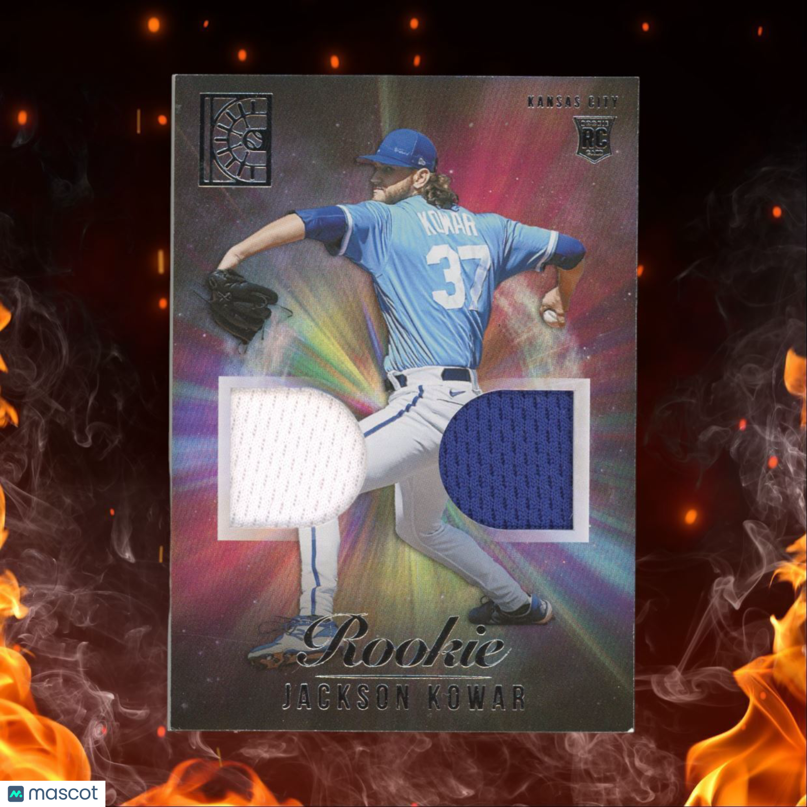 2022 Panini Capstone Jackson Kowar Dual Jersey Rookie #RDM-JK