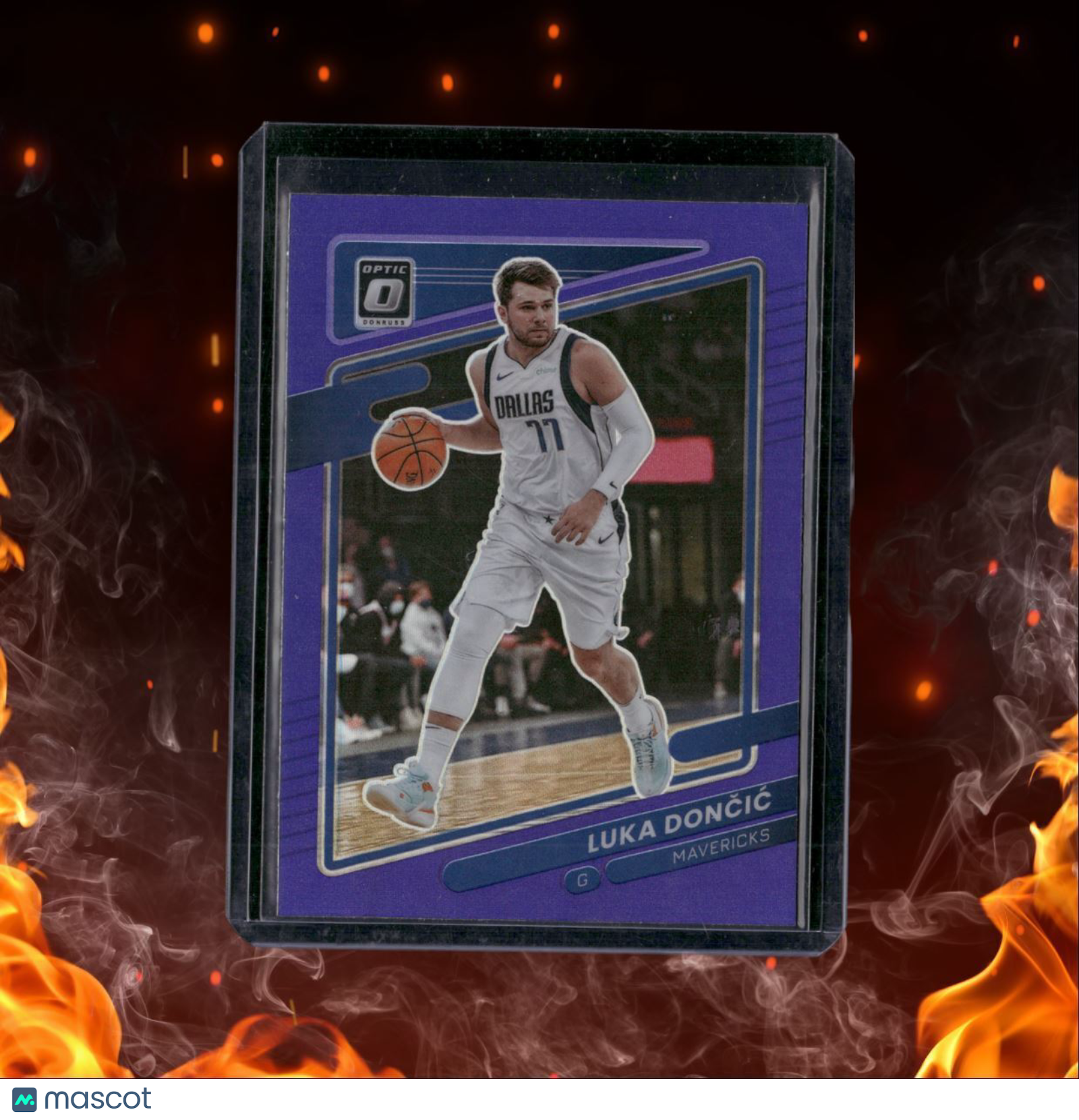 2021-22 Donruss Optic Luka Doncic Purple Prizm #101