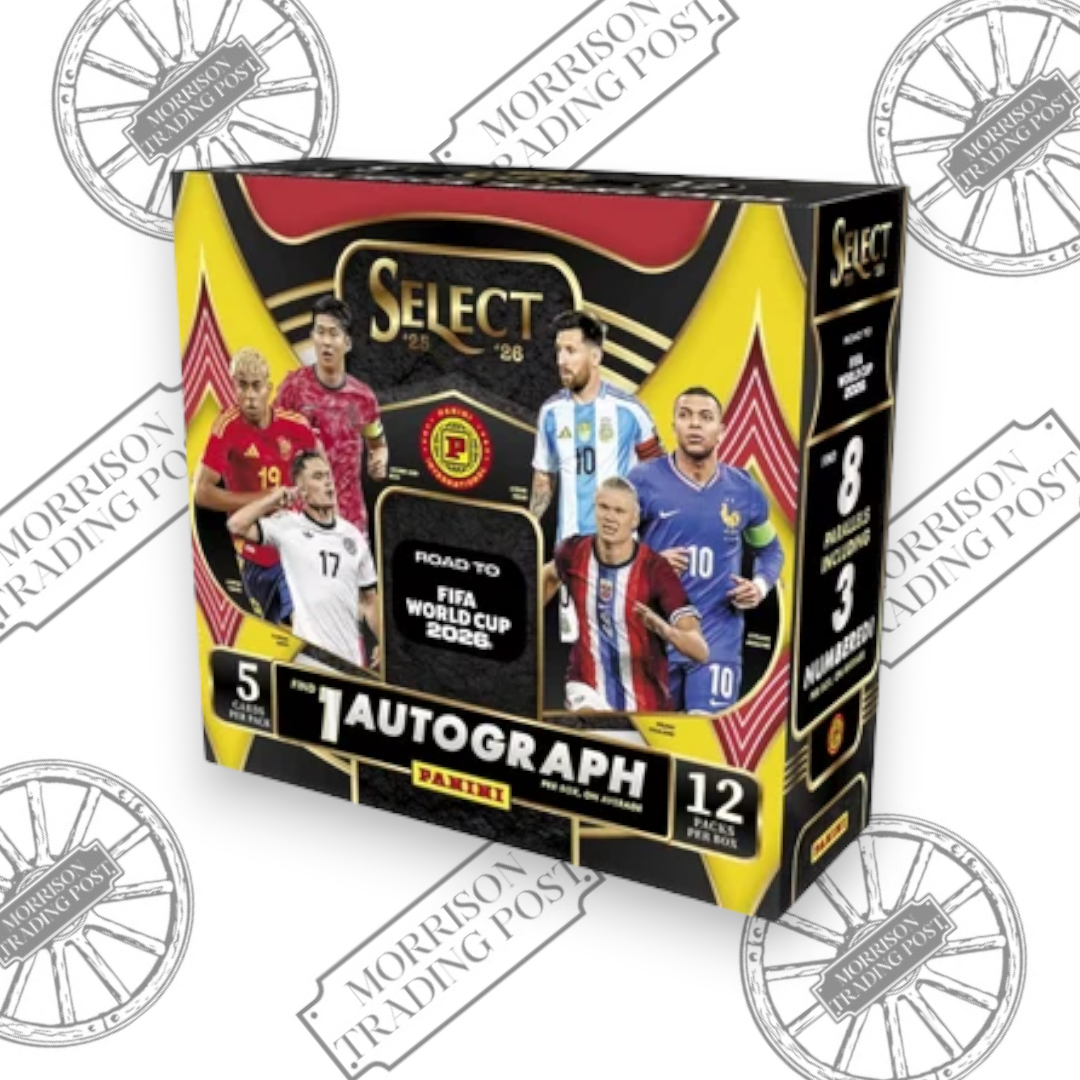 2025-26 Panini Select Road to FIFA World Cup Soccer International Box — front of sealed box