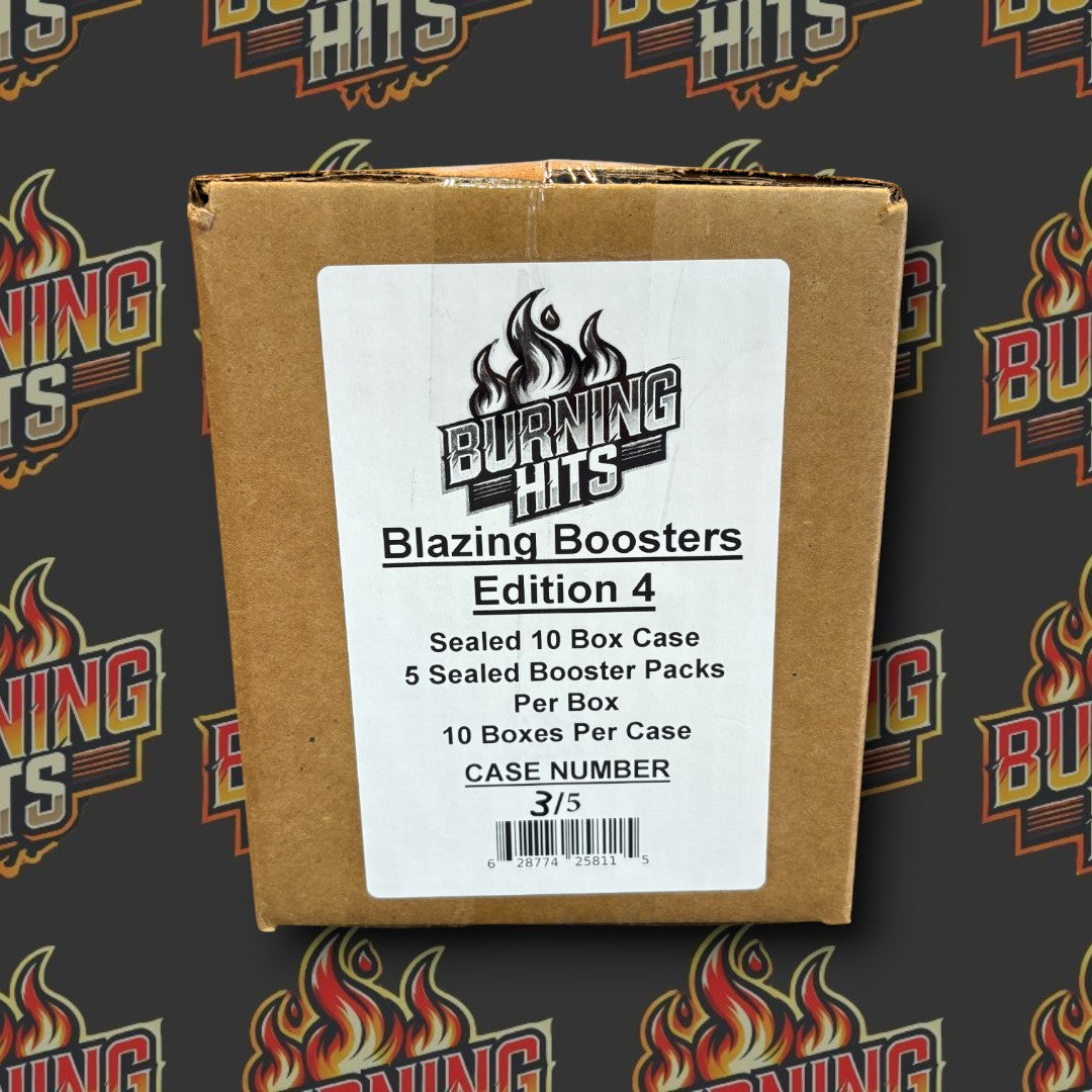 Burning Hits Pokemon Blazing Boosters Box - 4th Edition