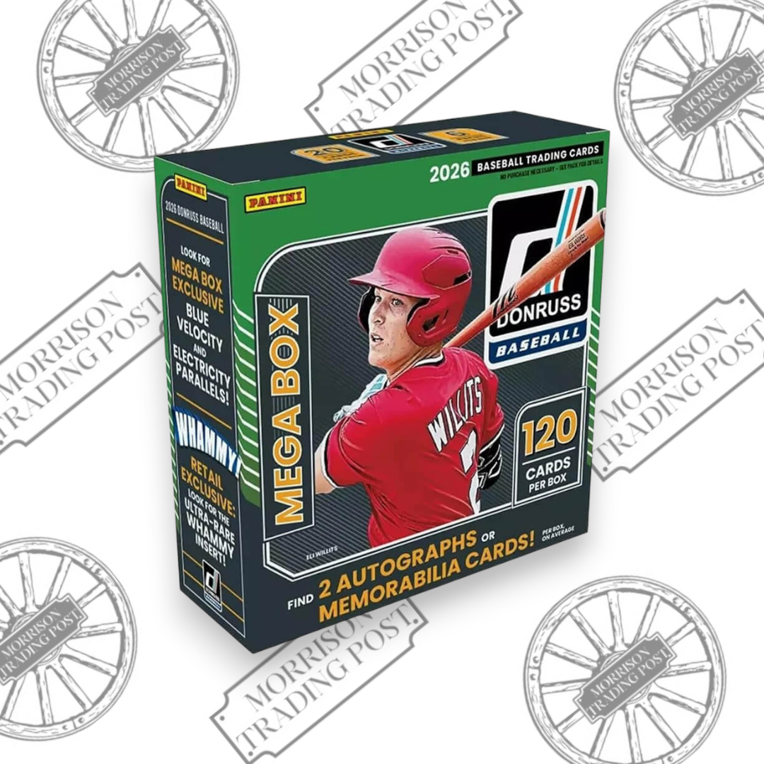 2026 Panini Donruss Baseball Mega Box — front of sealed box