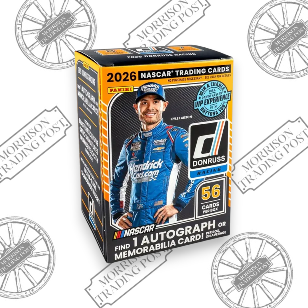 2026 Panini Donruss Racing Blaster Box — front of sealed box
