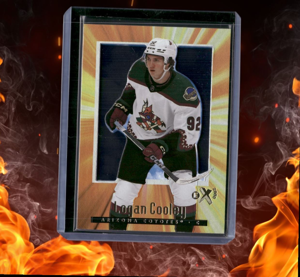 2023-24 SkyBox EX 2000 Logan Cooley (A) Rookie #120