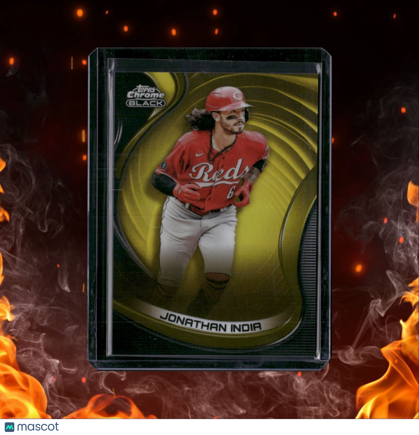 2022 Topps Chrome Black Jonathan India Gold Refractor 49/50 #96