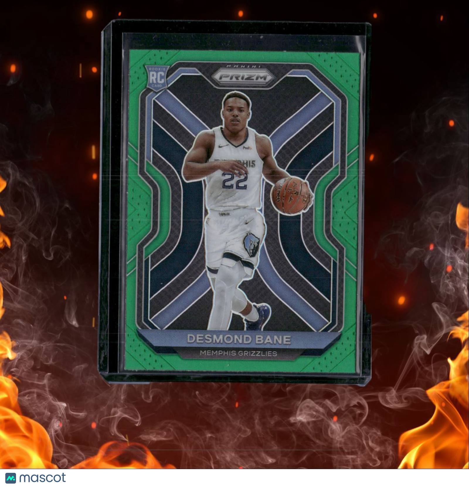 2020-21 Panini Prizm Desmond Bane Green Prizm Rookie #297