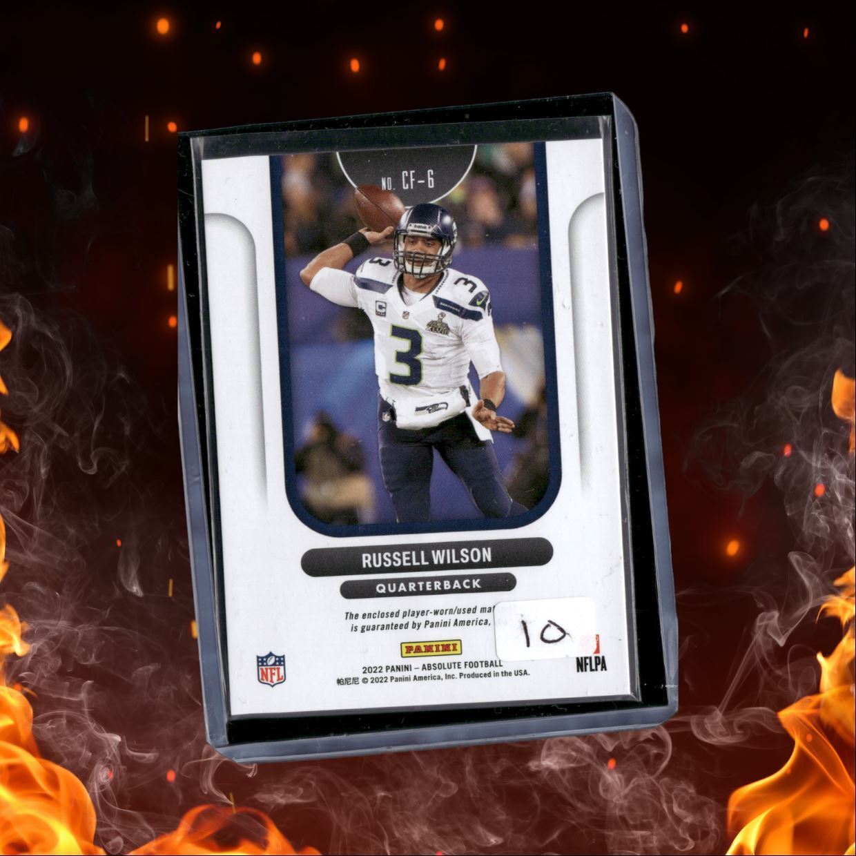 2022 Panini Absolute Russell Wilson Championship Fabric Jersey #CF-6