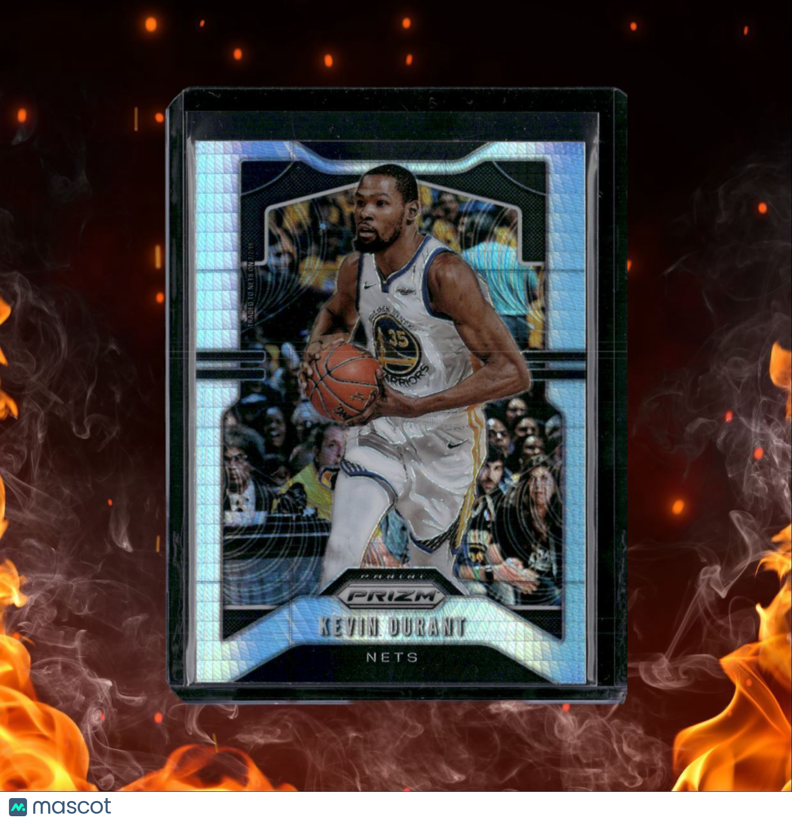 2019-20 Panini Prizm Kevin Durant Hyper Prizm #210