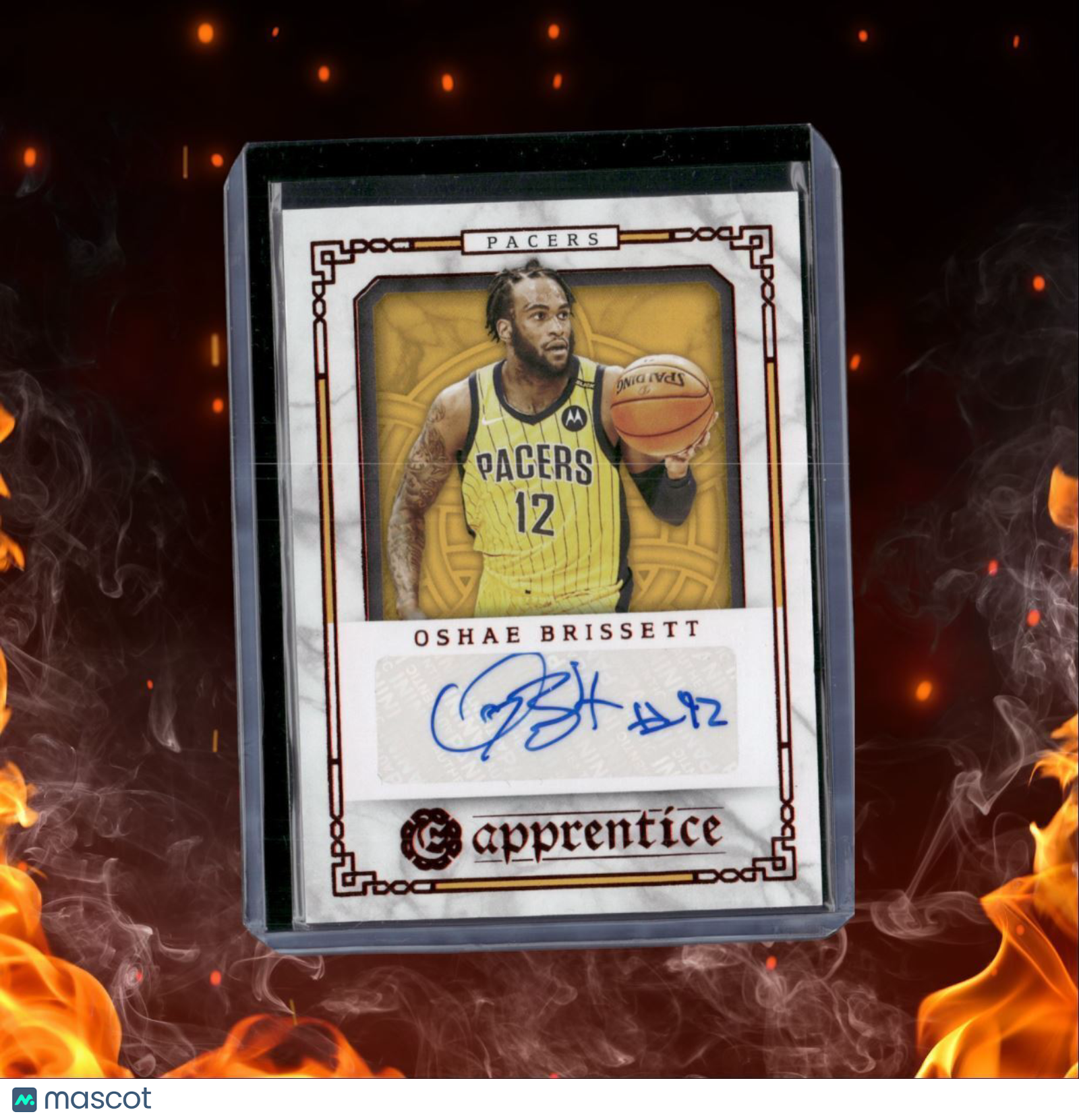 2021-22 Panini Chronicles Excalibur Oshae Brissett Apprentice Auto #APR-OSB