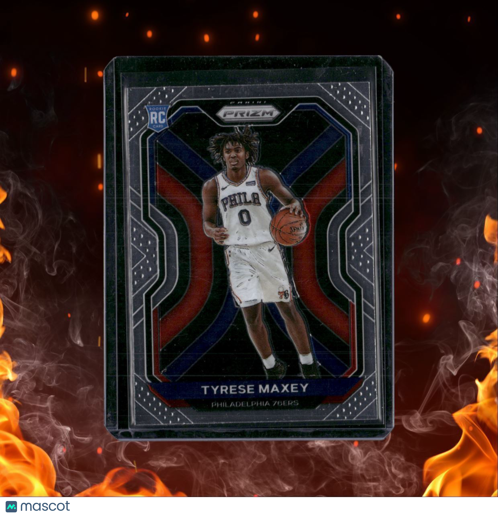 2020-21 Panini Prizm Tyrese Maxey Rookie #256