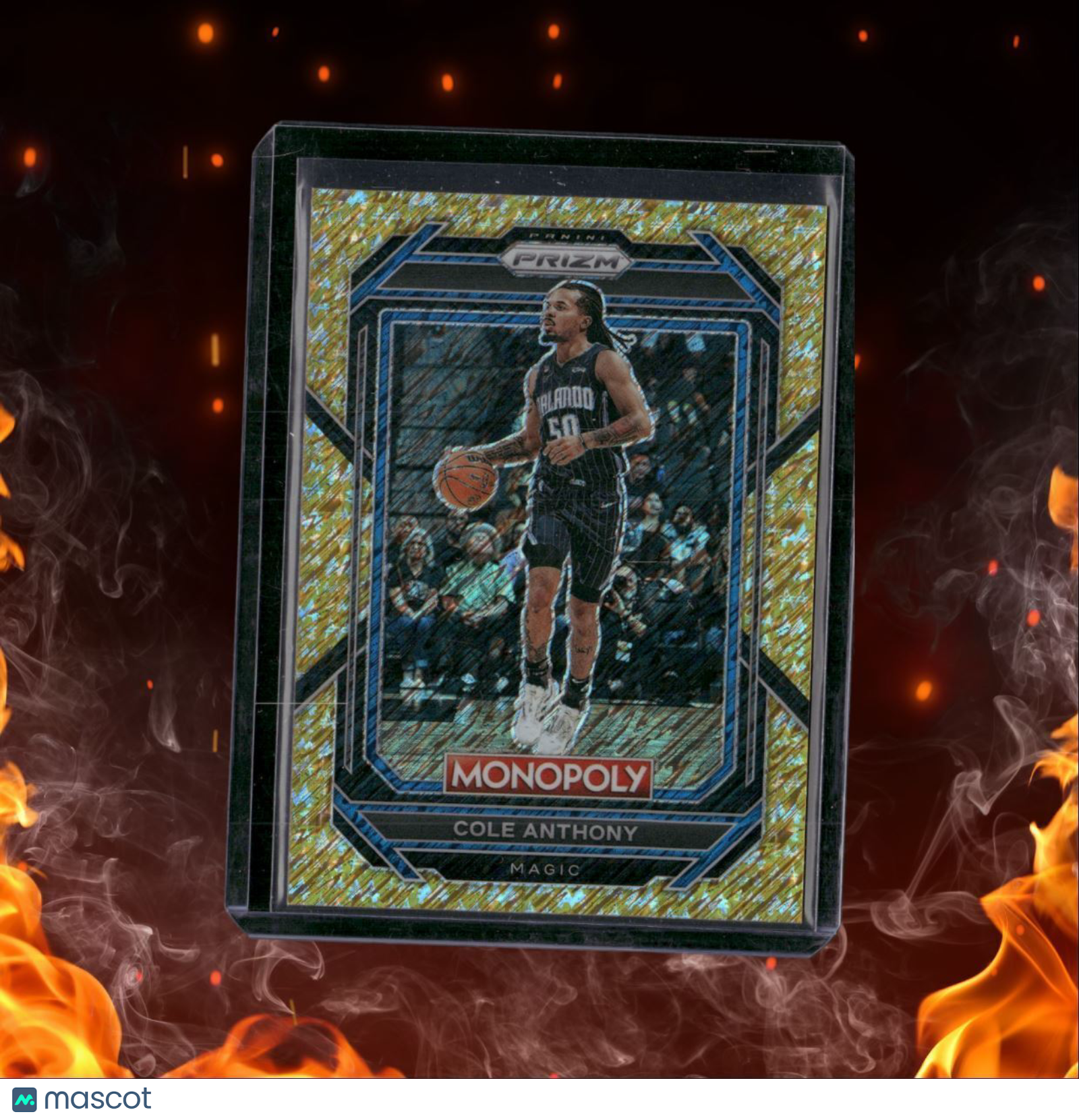 2022-23 Panini Prizm Monopoly Cole Anthony Gold Money Shimmer 488/500 #64