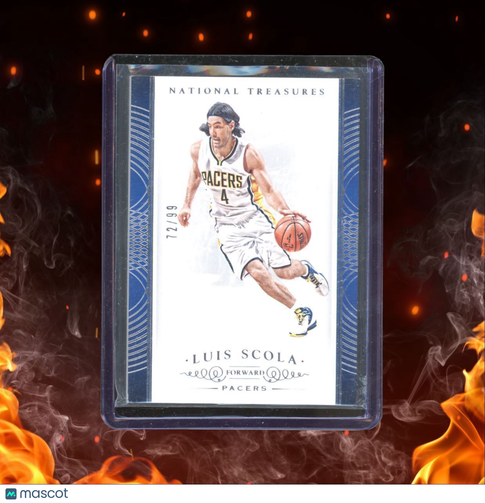2014-15 Panini National Treasures Luis Scola 72/99 #75