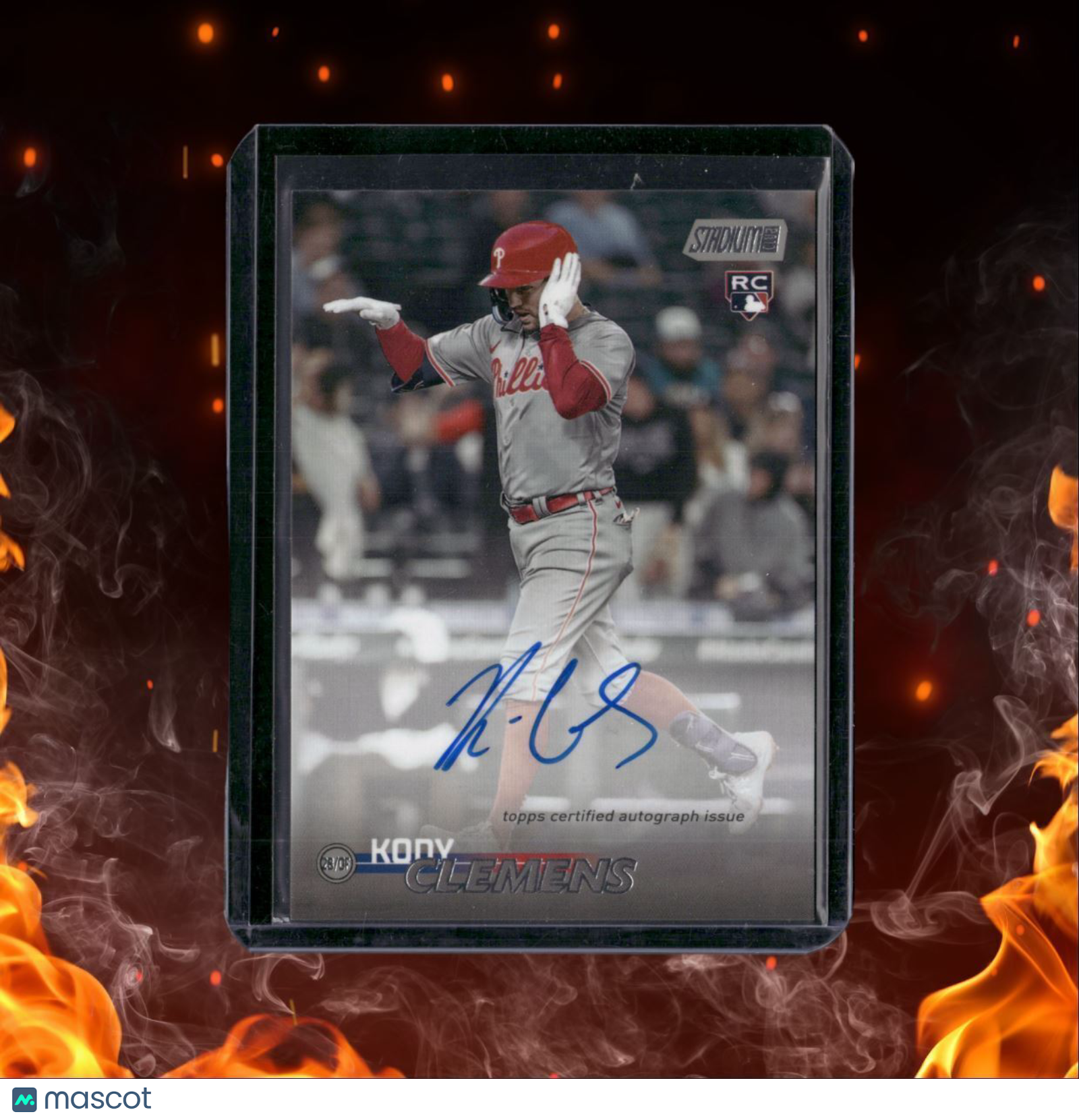 2023 Topps Stadium Club Roger Clemens Rookie Auto #SCBA-KC