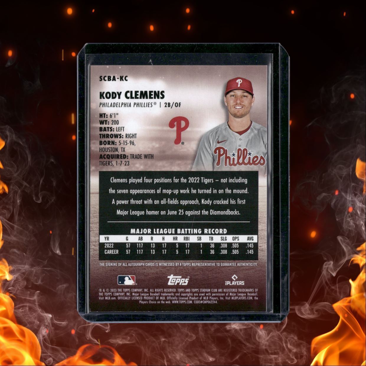 2023 Topps Stadium Club Roger Clemens Rookie Auto #SCBA-KC