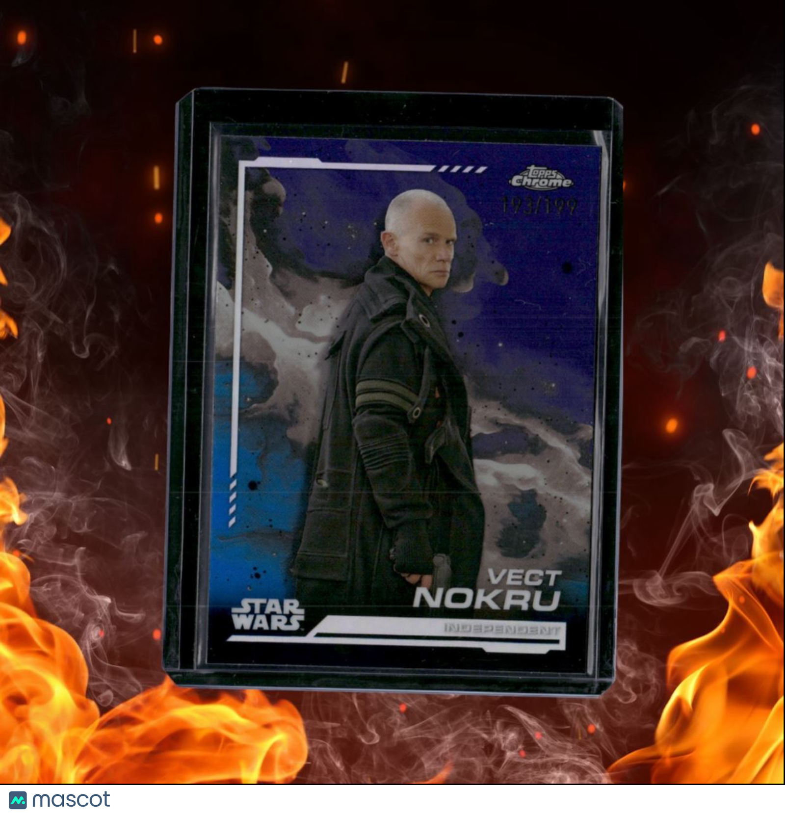 2024 Topps Chrome Star Wars Bect Nokru Kamino Aqua Refractor 193/199 #75