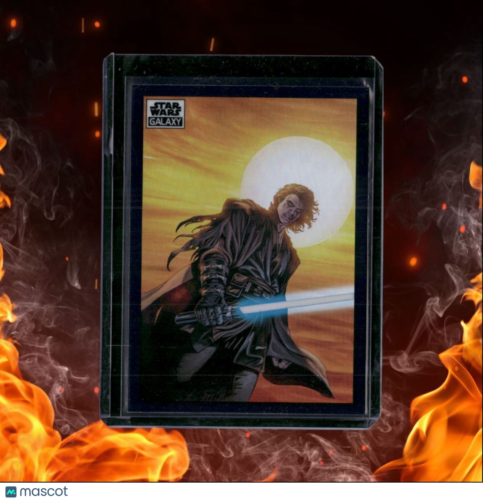 2022 Topps Star Wars Galaxy A Dark Turn For Anakin Skywalker Refractor #55