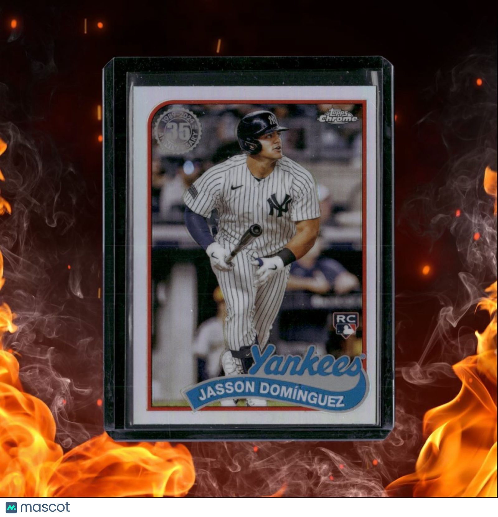 2024 Topps Chrome Jasson Dominguez Retro Refractor Rookie #89CB-12