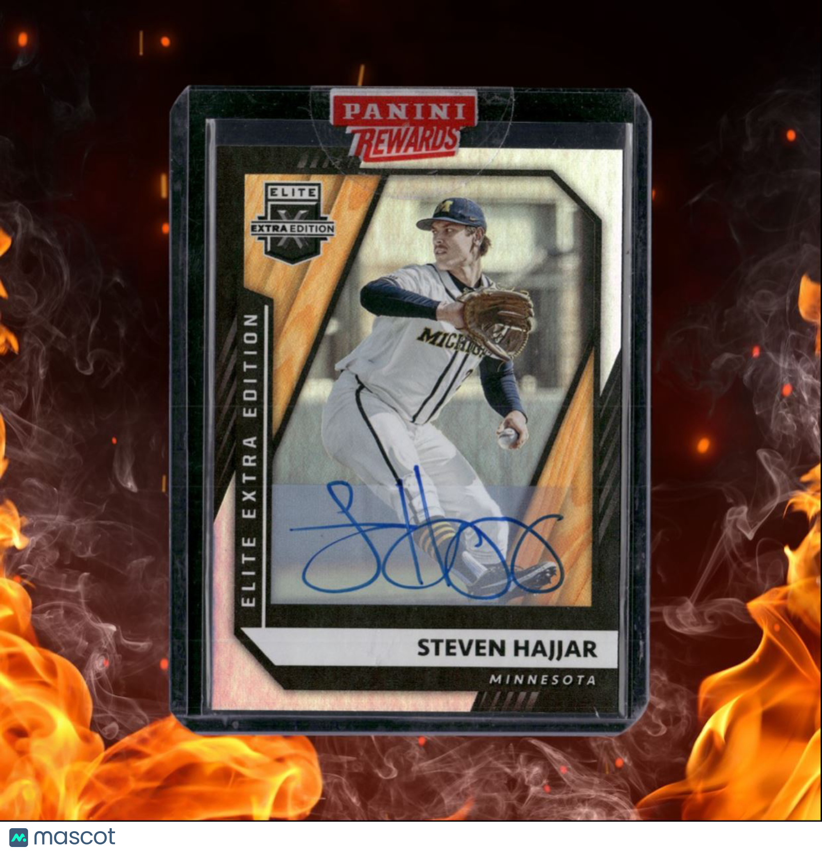 2021 Panini Elite Extra Edition Steven Hajjar Auto #61