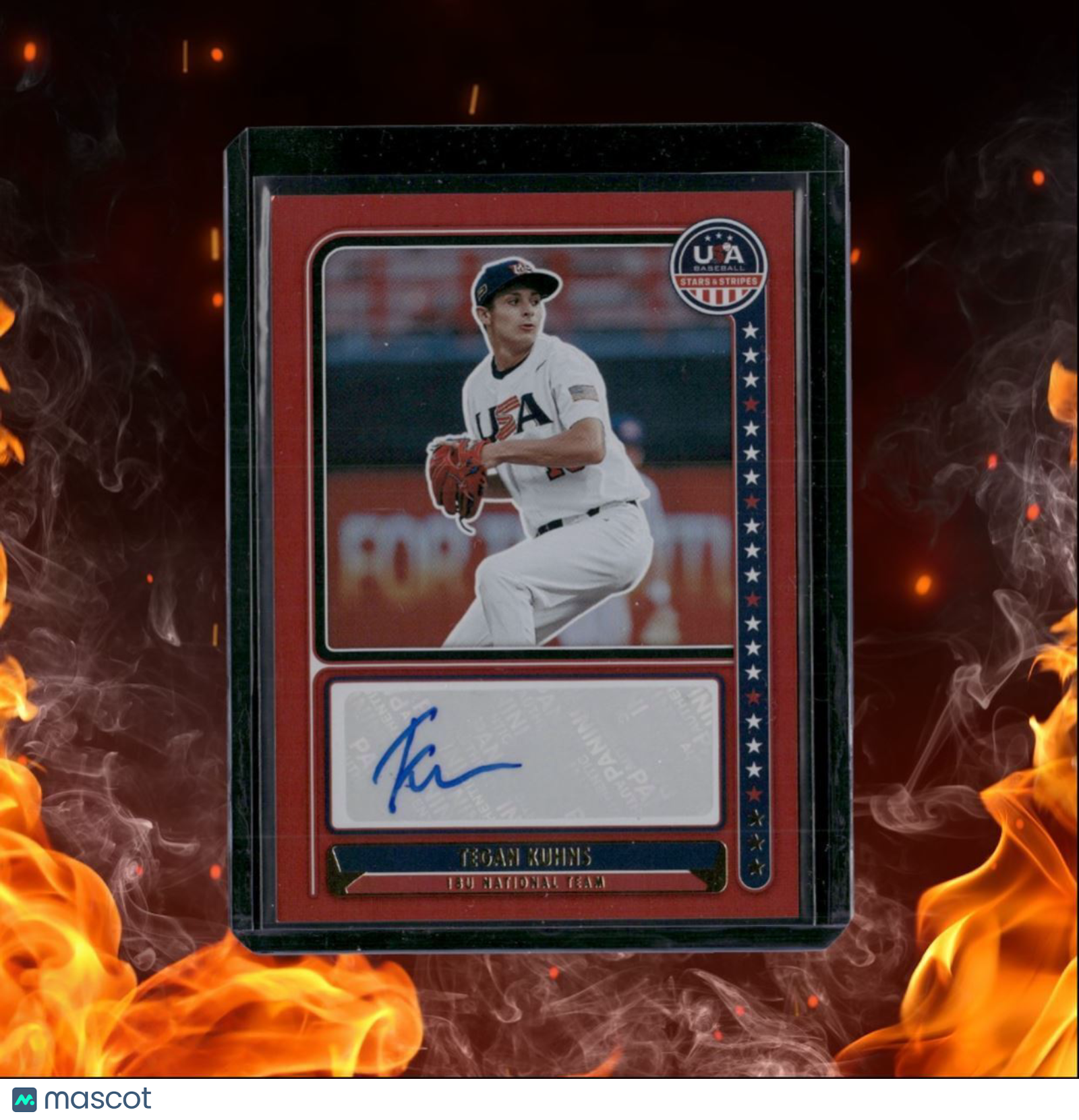 2024 Panini USA Stars & Stripes Tegan Kuhns Red Auto 12/99 #NTS-KS