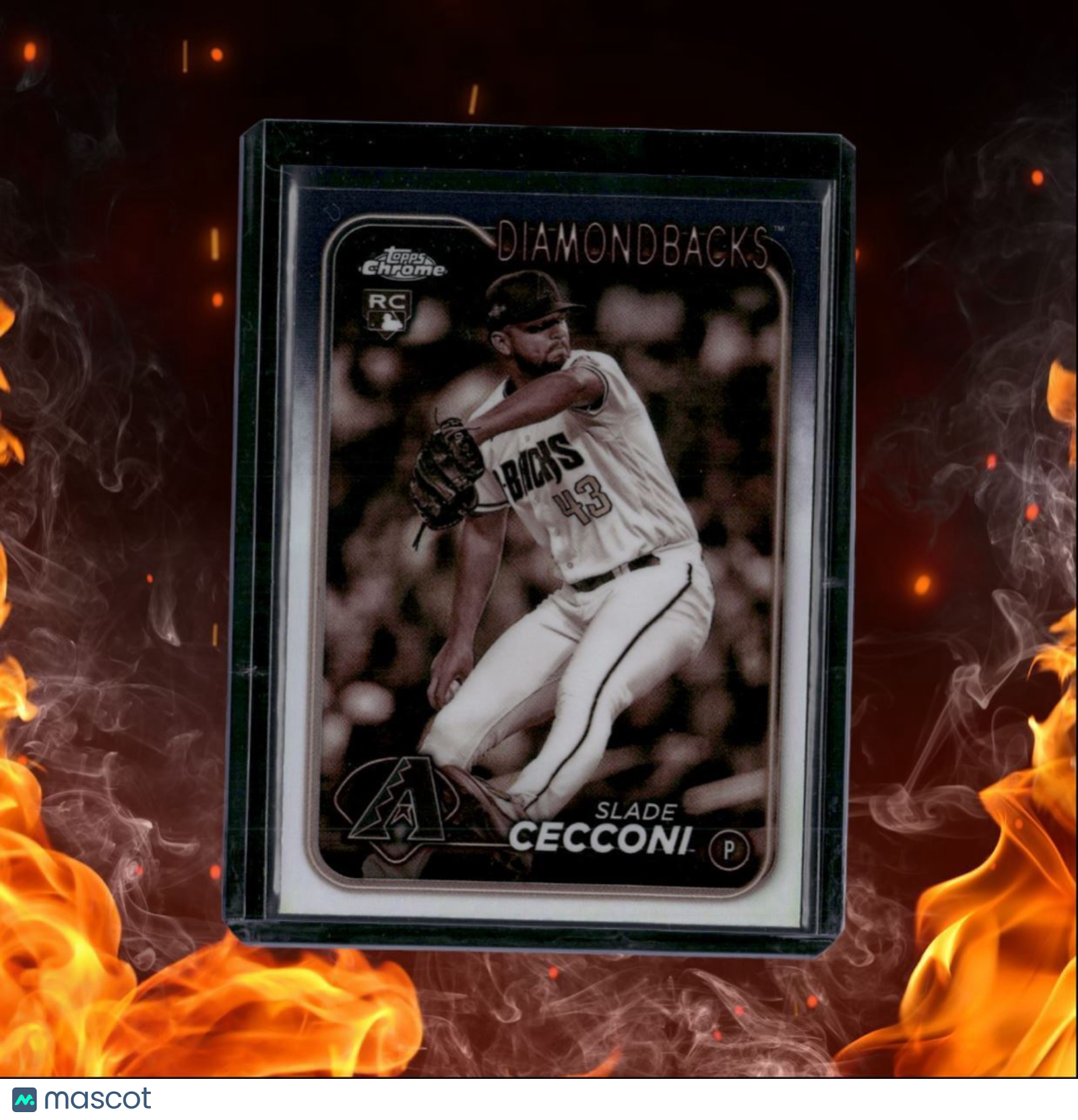2024 Topps Chrome Slade Cecconi Sepia Refractor Rookie #77