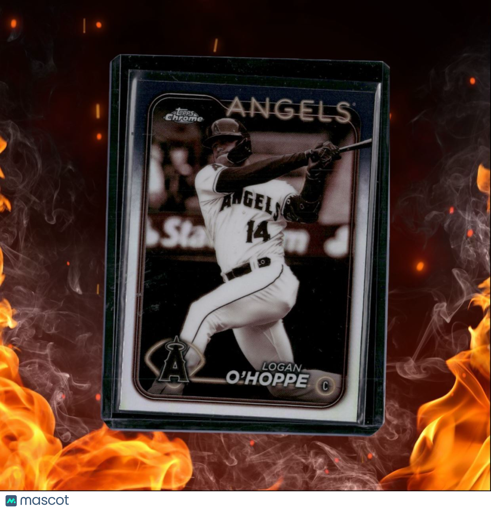 2024 Topps Chrome Logan O'Hoppe Sepia Refractor #199