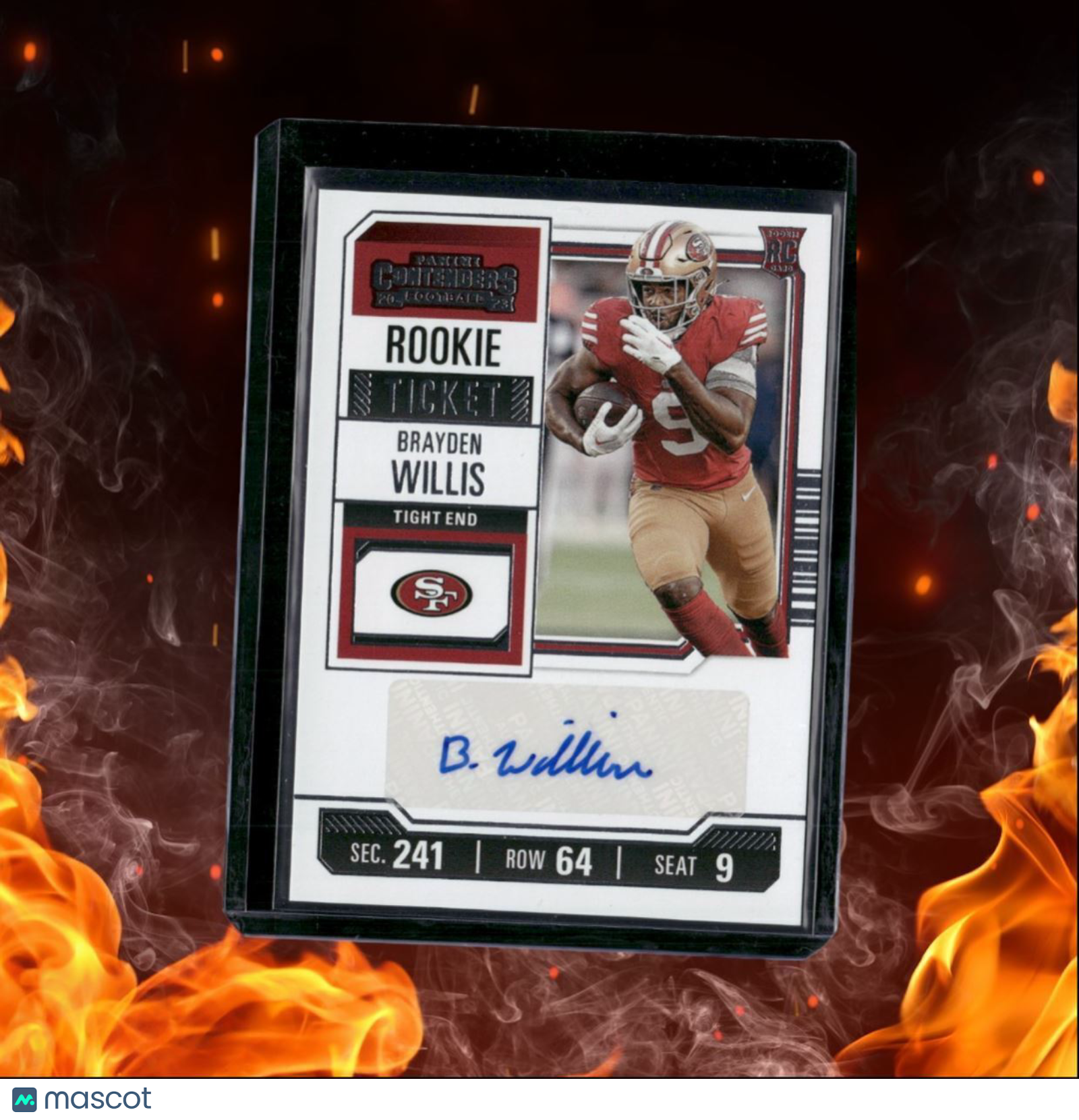 2023 Panini Contenders Brayden Willis Ticket Rookie Auto #206