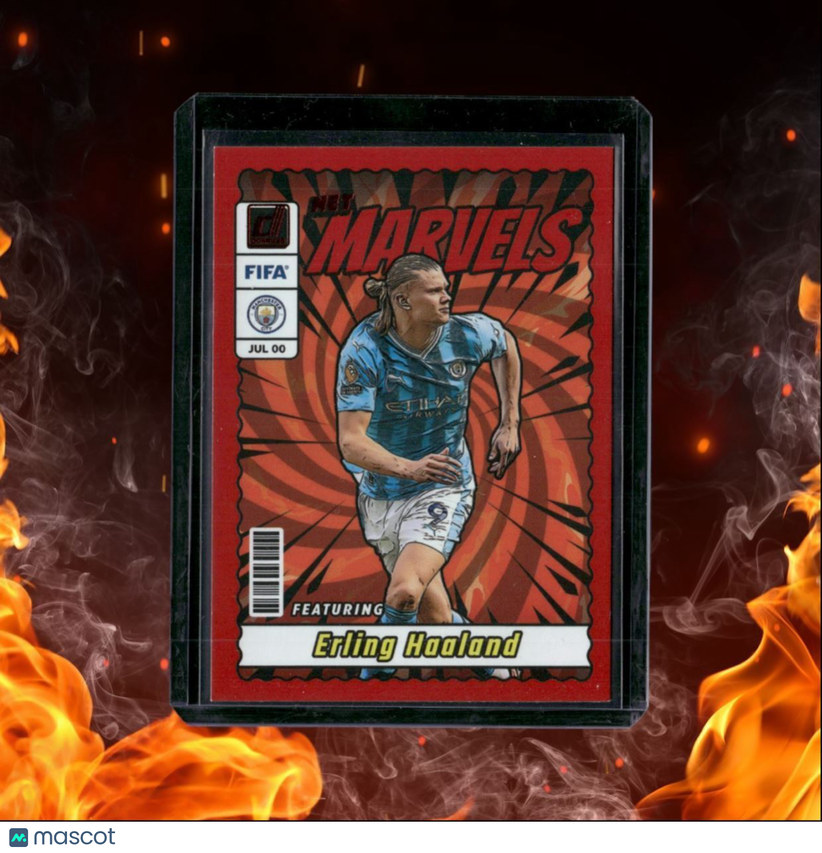 2024 Panini Donruss Erling Haaland Net Marvels Red #11
