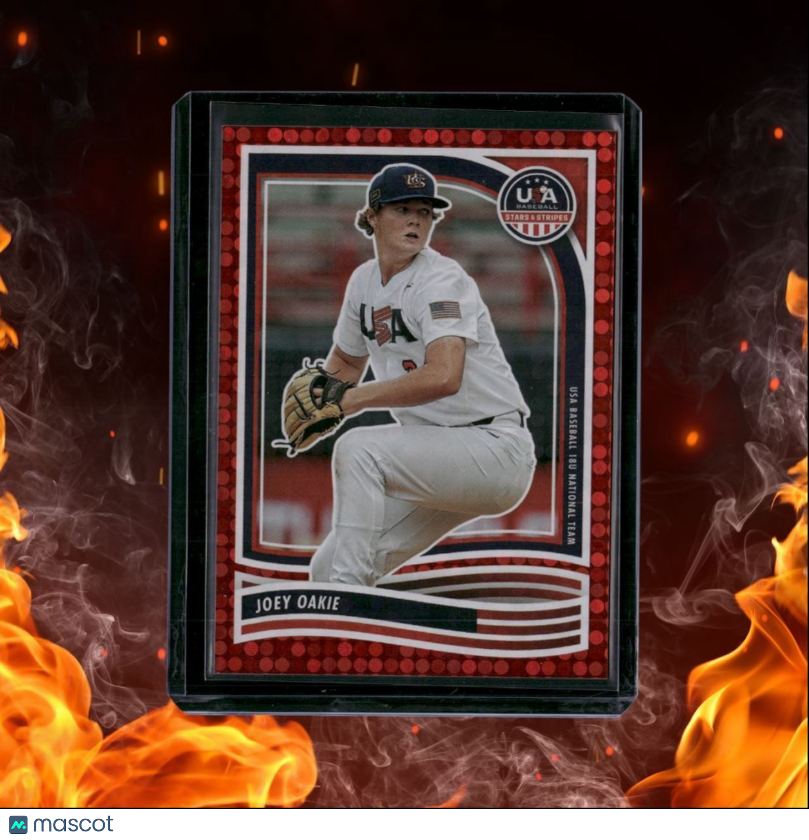 2024 Panini USA Stars & Stripes Joey Oakie Red 054/199 #30