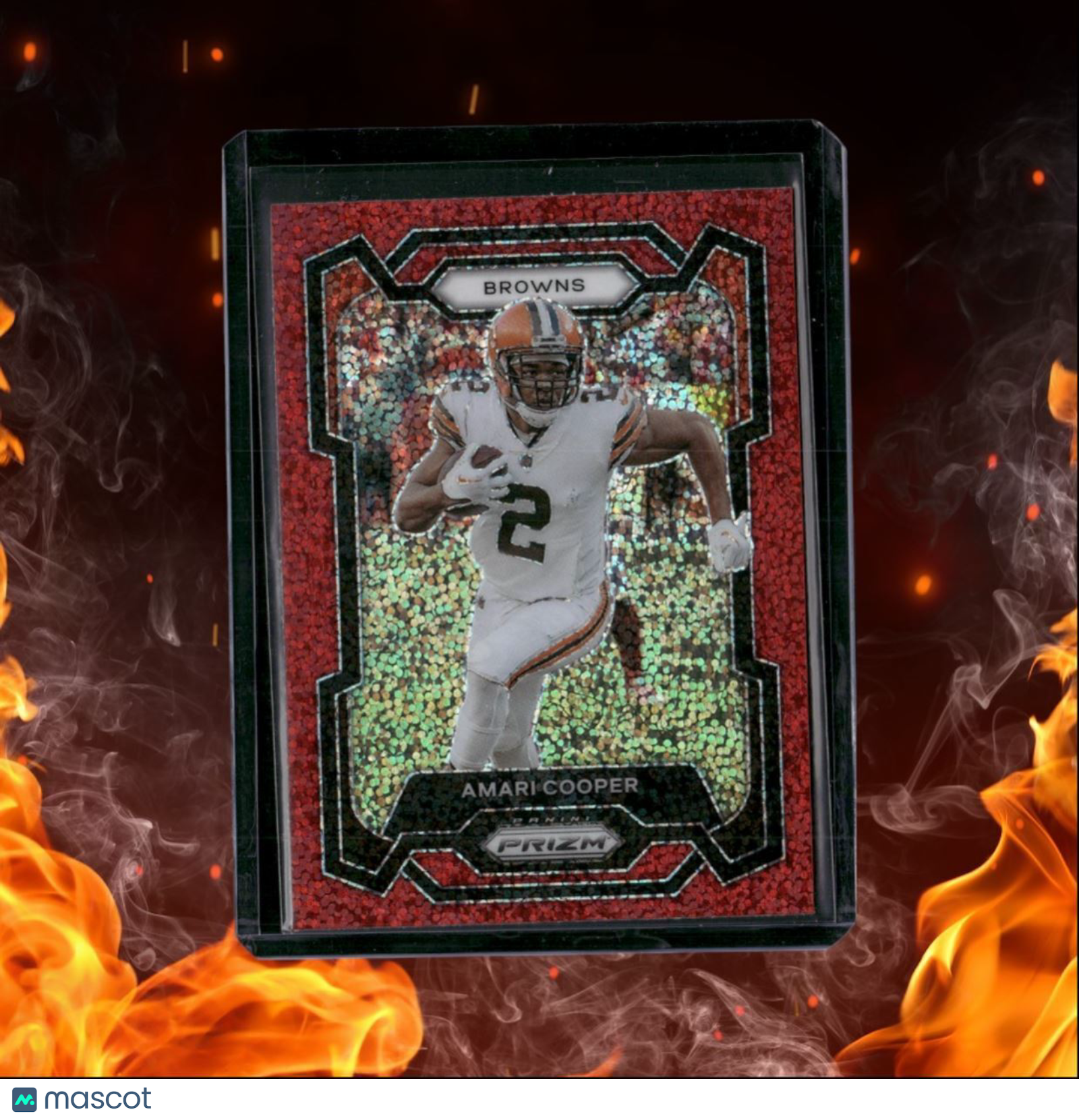 2023 Panini Prizm Amari Cooper Red Sparkle Prizm #64