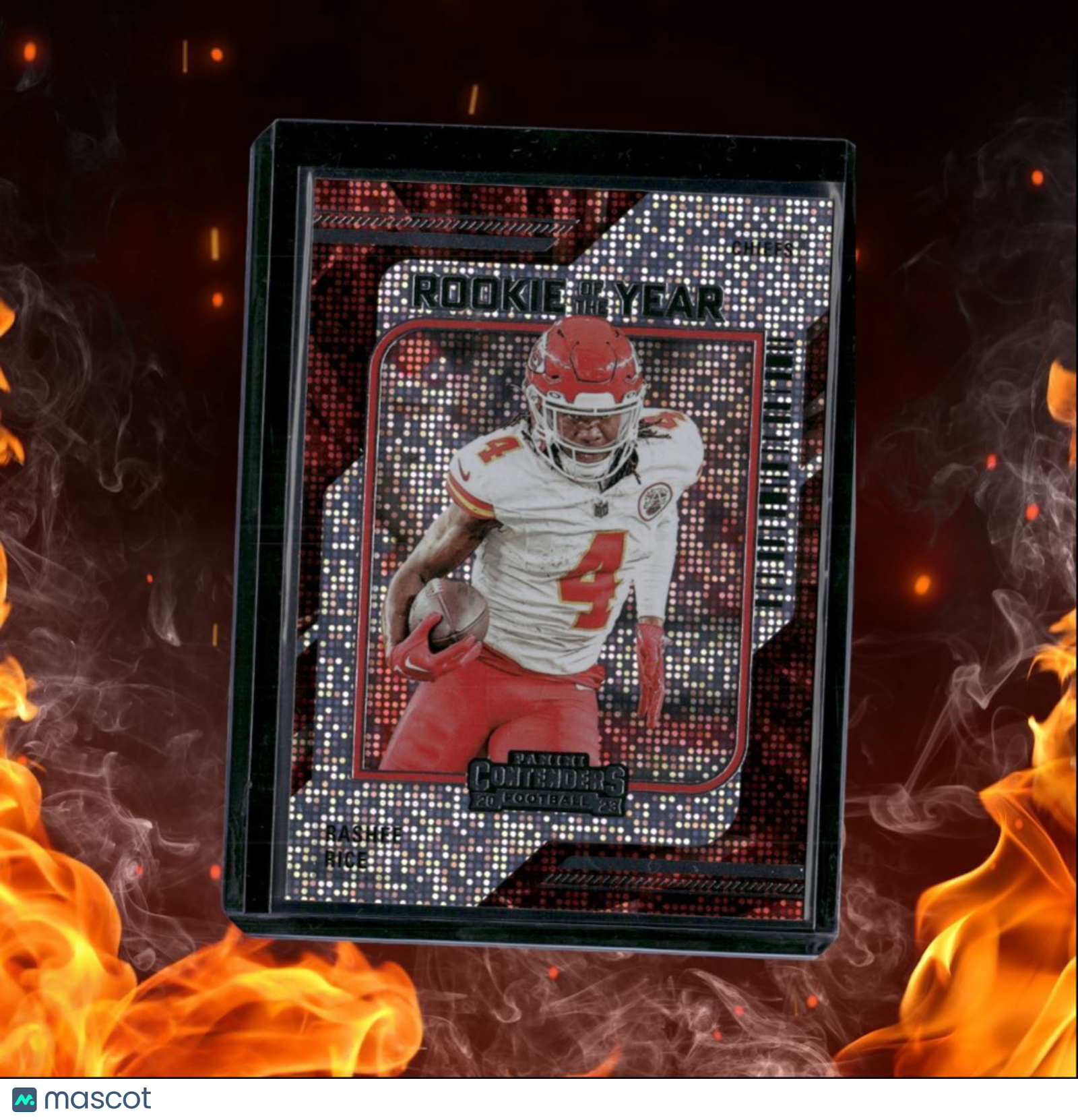 2023 Panini Contenders Rashee Rice Rookie of the Year Rookie #17