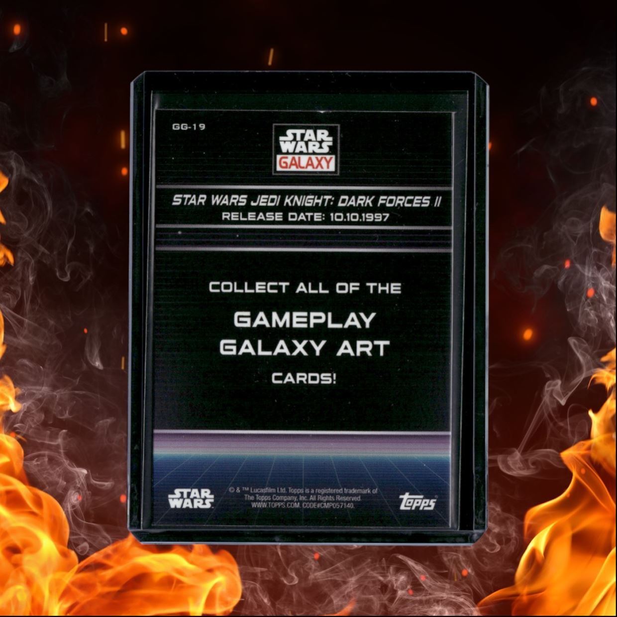 2022 Topps Star Wars Galaxy Chrome Jedi Knight Dark Forces II Gameplay Galaxy