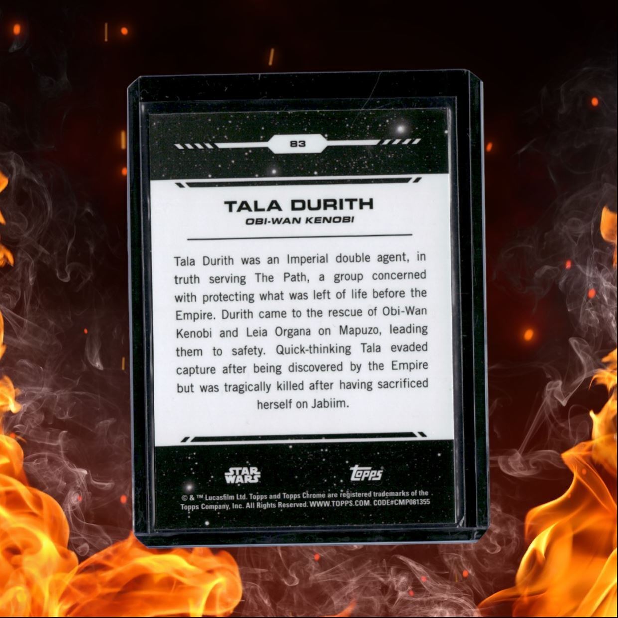 2024 Topps Chrome Star Wars Tala Durith 008/199 #83