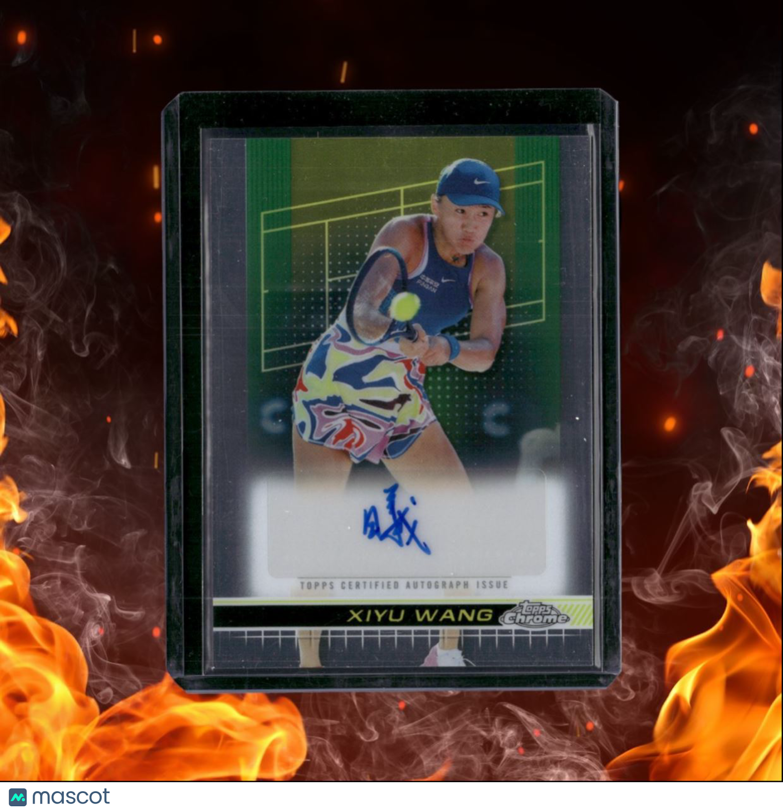 2024 Topps Chrome Tennis Xiyu Wang Auto #TCA-XWG