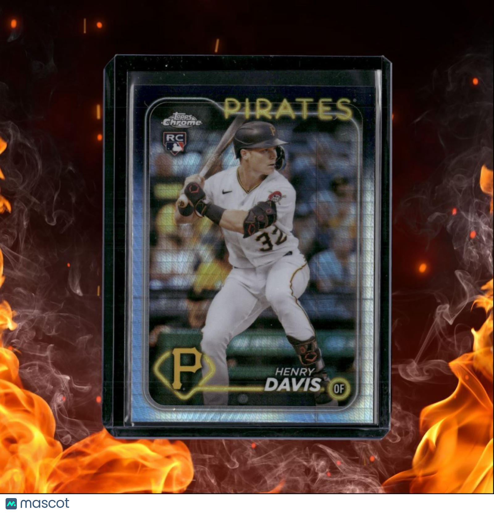 2024 Topps Chrome Henry Davis Prism Refractor Rookie #260