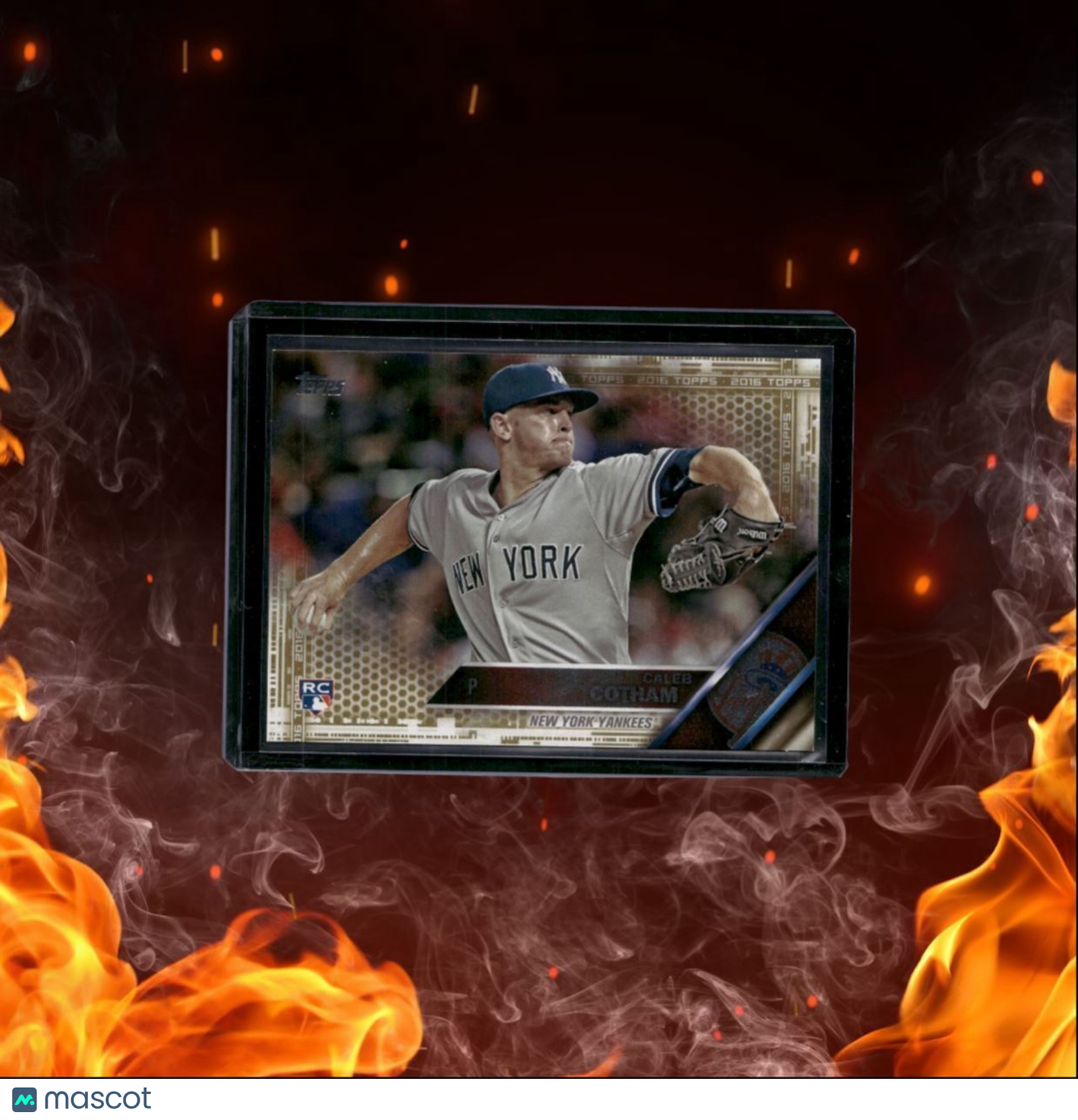 2016 Topps Caleb Gotham Gold Rookie 0762/2016 #530