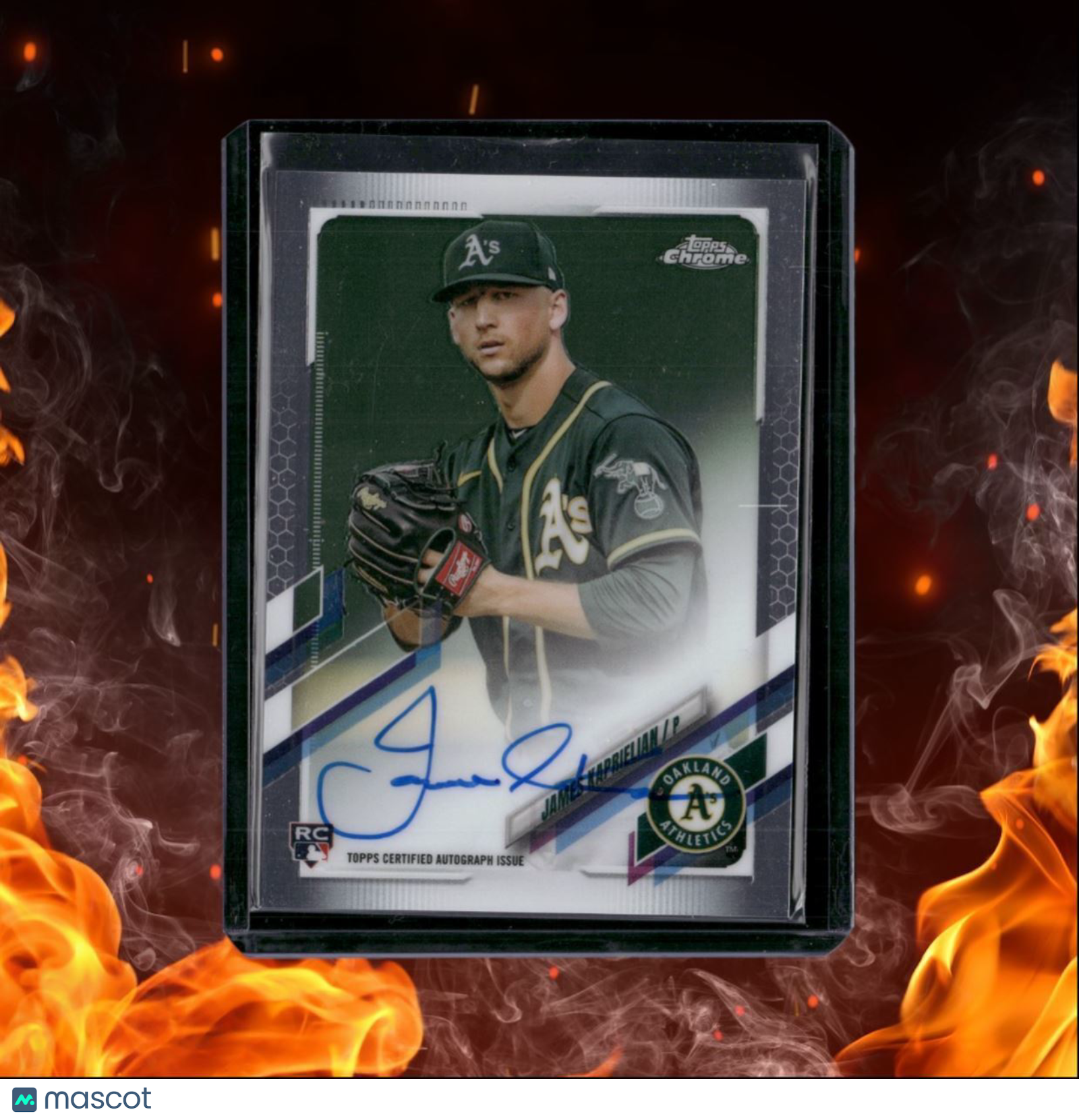2021 Topps Chrome James Kaprielian Rookie Auto #RA-JK