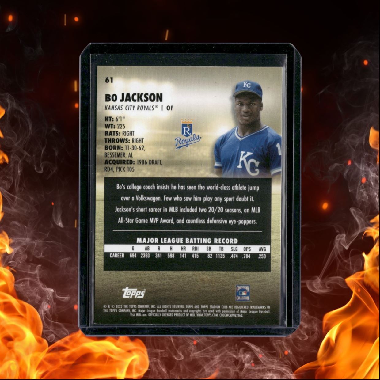 2024 Topps Stadium Club Bo Jackson Red #61