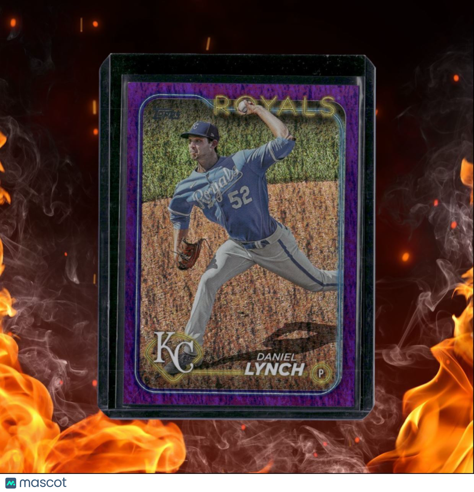 2024 Topps Daniel Lynch Purple Foil 608/799 #617