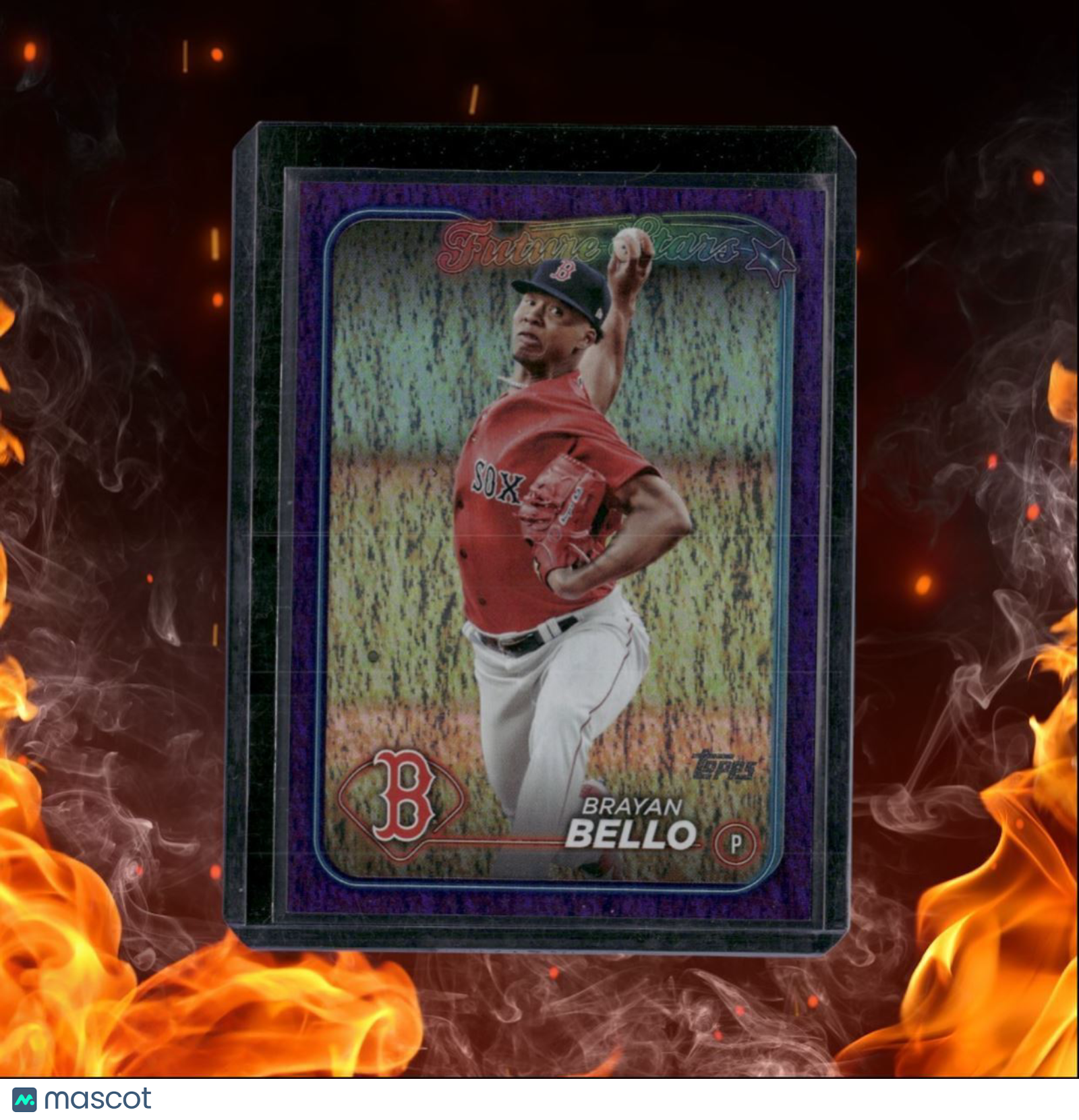 2024 Topps Brayan Bello Future Stars Purple Speckle Refractor 682/799 #606