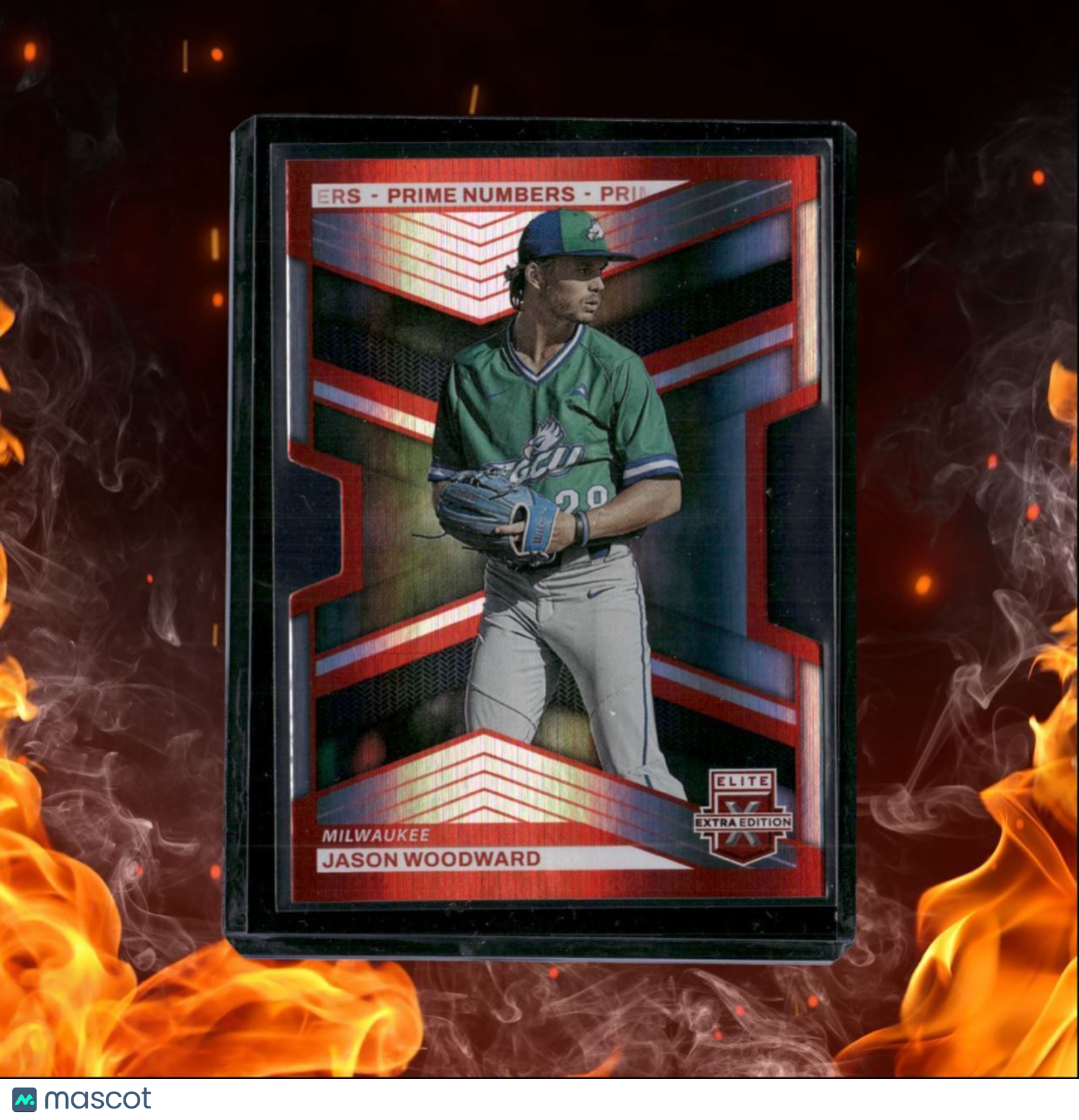 2023 Panini Elite Extra Jason Woodward Prime Number Red Die-cut 53/60 #32