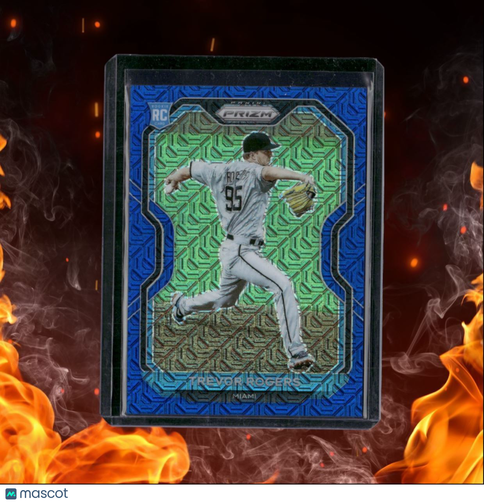 2021 Panini Prizm Trevor Rogers Blue Mojo Prizm Rookie 083/199 #73
