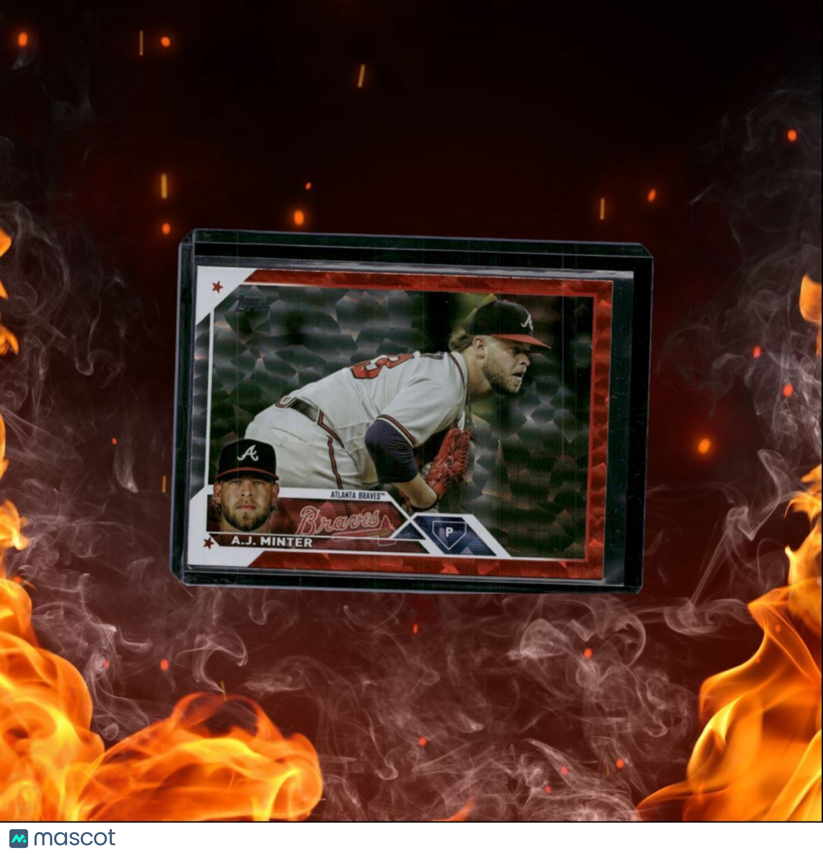 2022 Topps A.J. Minter Orange Foil 026/299 #159