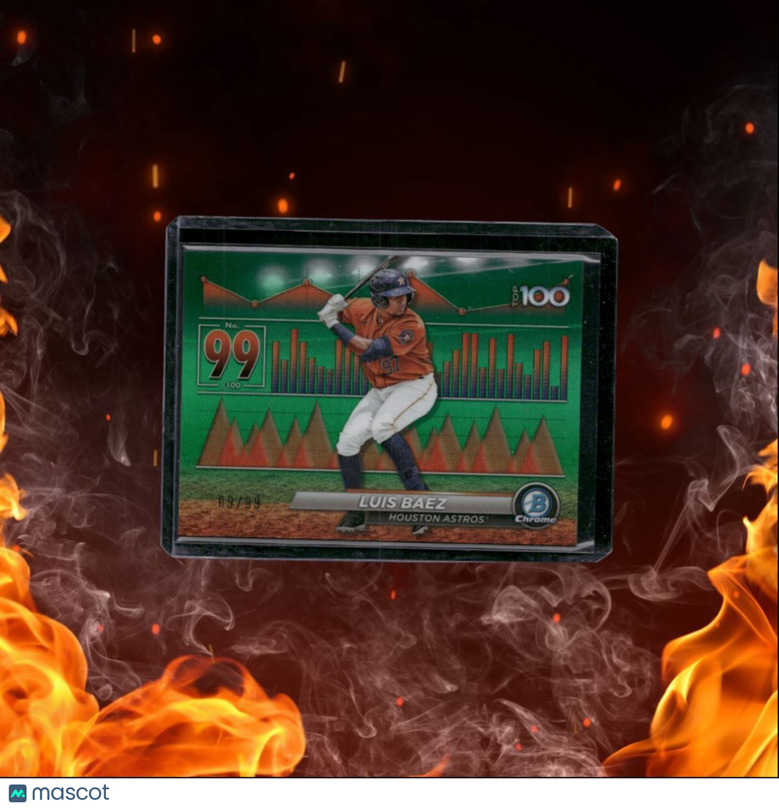 2024 Bowman Bowman Luis Baez Top 100 Green Refractor 09/99 #BTP-99